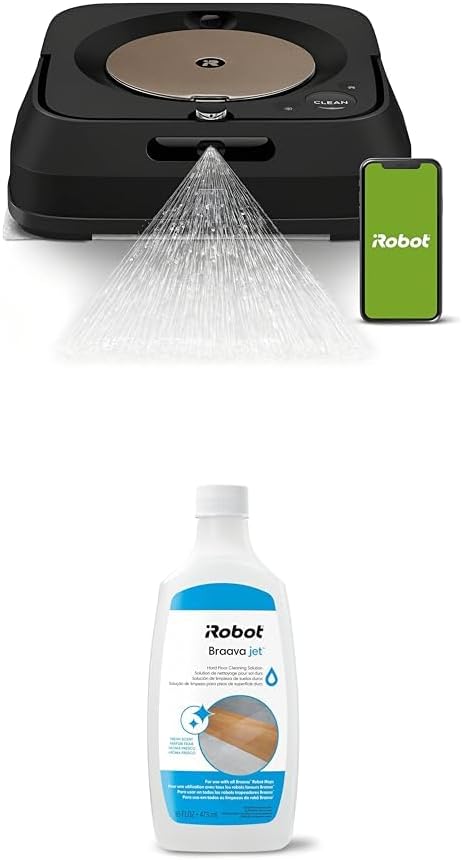 iRobot Braava M6 Black w/ Washable Pads Wet&Dry