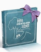 Silberknopf® Papa erzähl mir von deinem Leben | Erinnerungsbuch zum Ausfüllen | Papa Geschenk Geburtstag | Familienbuch | Vatertagsgeschenk für Papa | Geschenk für Papa | Buch zum Vatertag