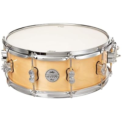 Pacific PDP Concept Maple 5.5"x14" Snare Drum w/Chrome Hardware- Natural