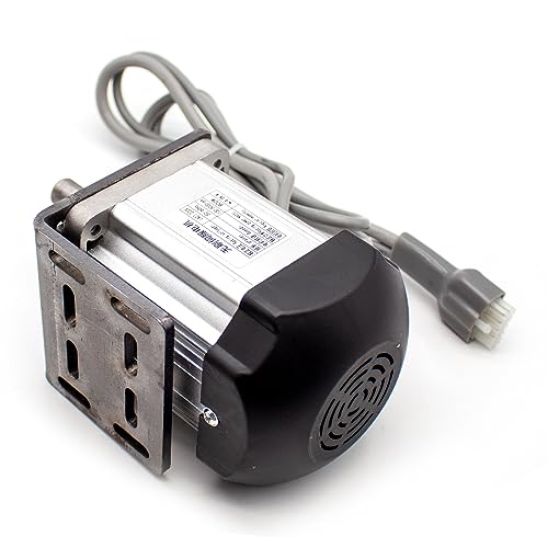 Toplionace 220V Bürstenloser Gleichstrom Servomotor Satz mit Controller für Holzbearbeitung Drehmaschine, Bandperlenmaschine, Geschwindigkeit Einstellbar (800W Kit und Halterung)