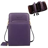 OCASIONES:Este pequeño bolso bandolera es perfecto para ti si quieres mantenerte seguro y sin manos cuando sales de viaje, de compras o a un bar, conciertos o películas.Tiene 3 bolsillos principales con cremallera para evitar que las cosas se caigan.Al llevarlo consigo, siempre puede tranquilizarse.
