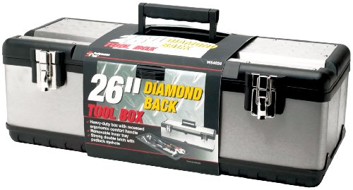 Performance Tool W54026 26 Inch Steel Tool Box With Removable Tote #TOP1