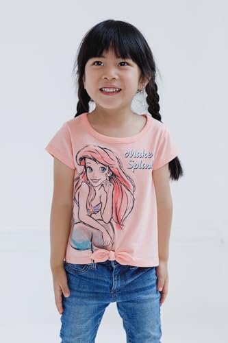 Image of Disney Girls' 2-Pack Short Sleeve T-Shirts Toddler to Big Kid