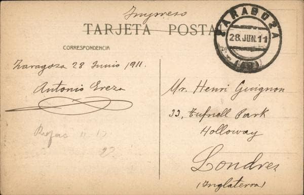 Miniatura 2 de Zaragoza - Facultad de Medicina y Ciencias Zaragoza, Spain Original Antique Postcard