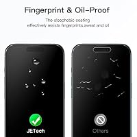 JETech Schutzfolie für iPhone 14 Pro Max, 3 Stück – Ansicht 5