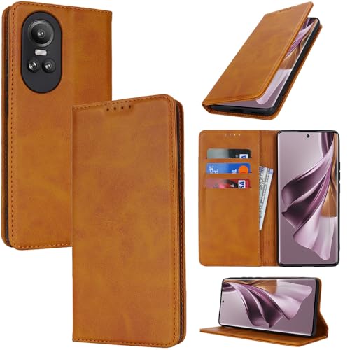 �Ή� Oppo reno 10 pro 5g �P�[�X �蒠�^ �X�}�z�P�[�X �I�b�| ���m10 pro 5g �蒠�^�P�[�X �I�b�|���m10�v�� �J�o�[ �蒠�^ �J�[�h�X���b�g�A�L�b�N�X�^���h ���U�[(���C�g�u���E��)