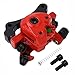 KIMISS 10inch Right Side Disc Brake Set for Electric Scooter, Aluminum Alloy Mechanical Brake Caliper Replacement Parts with Accurate Stopping Power (Red)