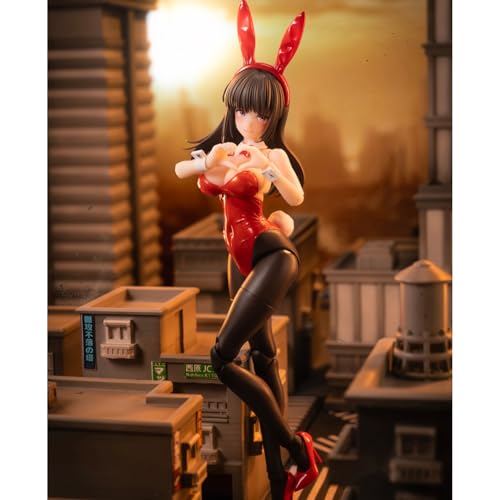 Figura de acción anime 6.1 pulg 1/12 Bunny Girl Rena miniatura 6