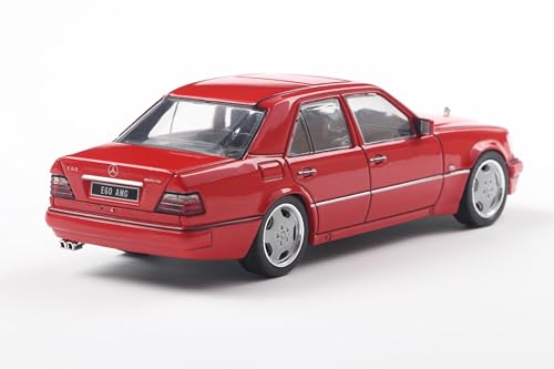 Modelo a Escala 1:43 Mercedes-Benz W124 E60 AMG Rojo miniatura 3