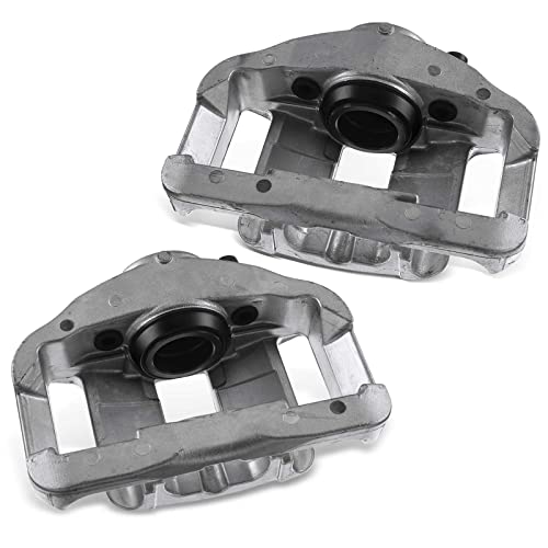 Image of A-Premium Disc Brake Caliper Assembly Without Bracket Compatible with Select BMW Models - E60 Series, 525i 2004-2006, 528i 2008-2010, 530i 2004-2007, l6 2.5L /l6 3.0L - Front Driver and Passenger Side