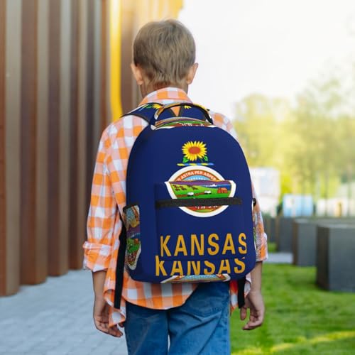 Sac à dos ordinateur portable Kansas State Flag validé article personnel - 7
