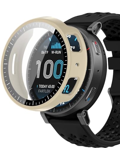 For Amazfit Active Max 48mm �X�}�[�g�E�H�b�` �p �P�[�X YAJOJO �ی� �K���X�t�B���� ��̌^ �J�o�[ �X�}�[�g�E�H�b�` 3D�Ȗʋ����t�B���� �����G�b�W�^�b�` �h�C�菝 �h�Ռ� �����h�~ �S�ʕی� ���E�ȒP�y�A�C�{���[�z
