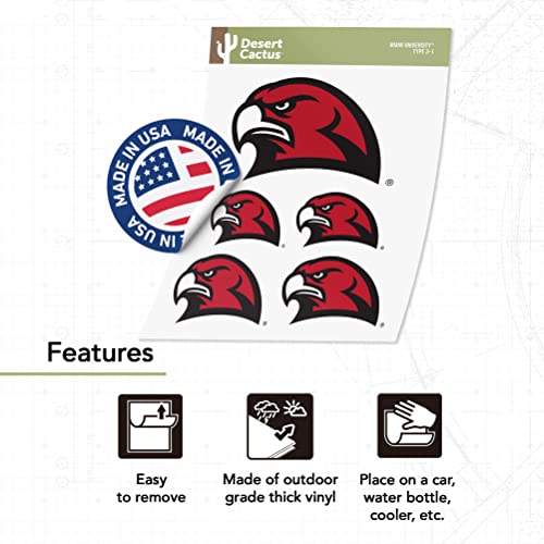 Miami-University-OH-Sticker-Redhawks-Stickers-Vinyl-Decals-Laptop-Water-Bottle-Car-Scrapbook-T3-Type-3-2