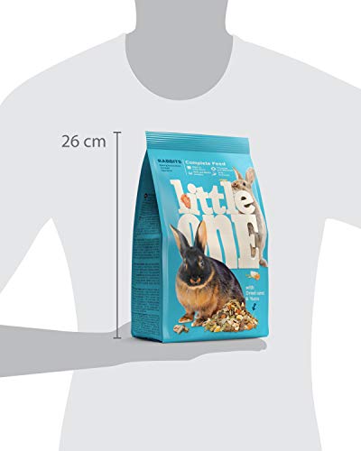 Little One Alleen voer voor dwergkonijnen in zak, verpakking van 4 (4 x 900 g) - Image 3