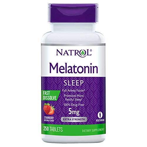 Natrol Melatonin 5mg Fast Dissolve (250 ct.) (Pack of 2)