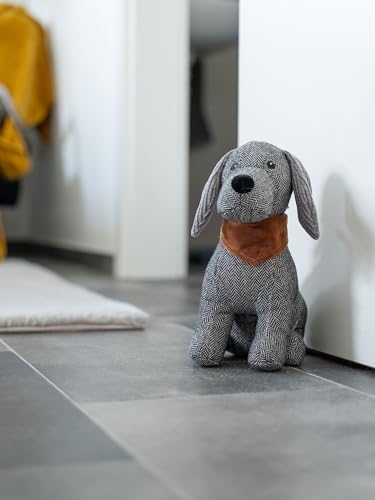 TrendPet Türstopper, Stopper für Fenster und Türen, tierische Türstopper, gefüllt mit 1Kg Sand, dekorativ (Hund Hugo)