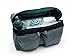 Bugaboo Stroller Organizer, Grey Mélange - Compatible with Any Stroller - Attaches to the Handlebar or Behind the Seat, Converts into a Diaper Bag Tote