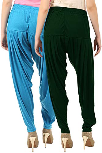 Image of Buy That Trendz Patiala Salwar for Women Relaxed Fit Viscose Patiyala Salwar Harem Bottom Pants
