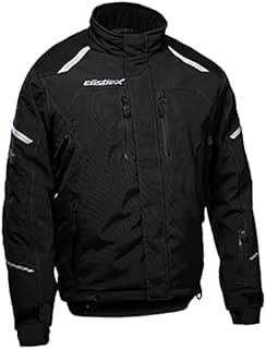 Castle X Polar Men's Snowmobile Jacket - Black/Black (3XL)