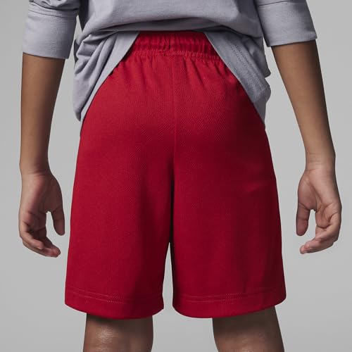 Jordan Essentials Little Kids' Graphic Mesh Shorts (Gym Red, 85C186-R78) Size 73