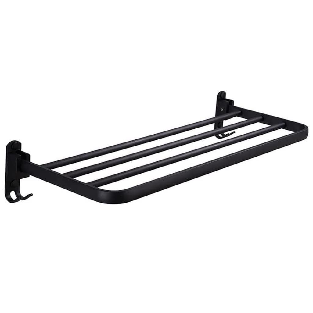 Porte-serviettes mural pliable anti-rouille pour éliminer l'humidité des salles de bain