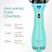 Hot Air Brush, Aima Beauty Professional One Step Hair Dryer & Volumizer 4 in 1 Upgrade Anti-Scald Negative Ionic Technology for All Hair Types, Light Green
