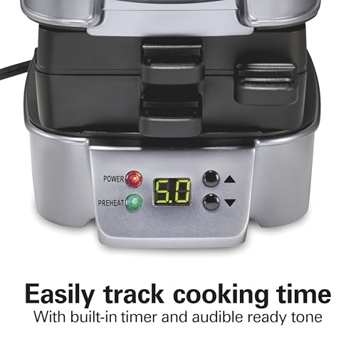 Hamilton Beach Sandwich Stacker Fast & Customizable Hot Sandwich Maker - image 5