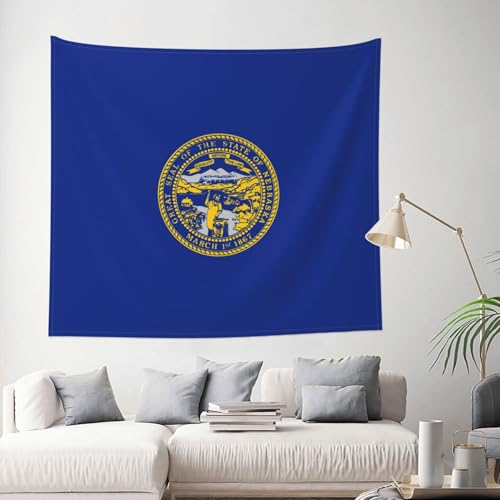 Tapiz grande de Nebraska EdWal para decorar tu sala de estar y cubrir el sofá con estilo 2