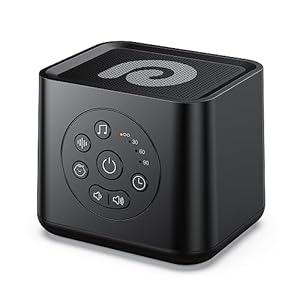 Dreamegg D8 White Noise Machine, White Noise Machine Baby Kids Adults, White Noise Sound Machine with 21 Soothing Sounds Therapy for Sleeping Nursery Home Office, Timer or Continuous, Memory Function