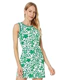 Lilly Pulitzer Women's Kick Serve Dress UPF 50+, Fiddle Leaf Green Lil Escape Plan
