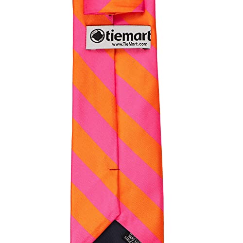 Image of tiemart Men's Striped Tie Standard Length