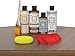 Retique It Wood Finish Tabletop Kit – GO Beyond Faux Wood with Paintable Liquid Wood Based Primer and Gel Stain - Graining Tools Included (Tabletop Kit, Dark Oak)