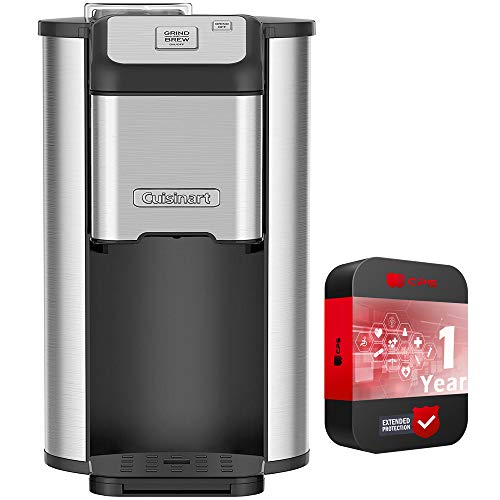 Cuisinart DGB-1FR Single Cup Grind and Brew Ground Coffee Maker (Renewed)