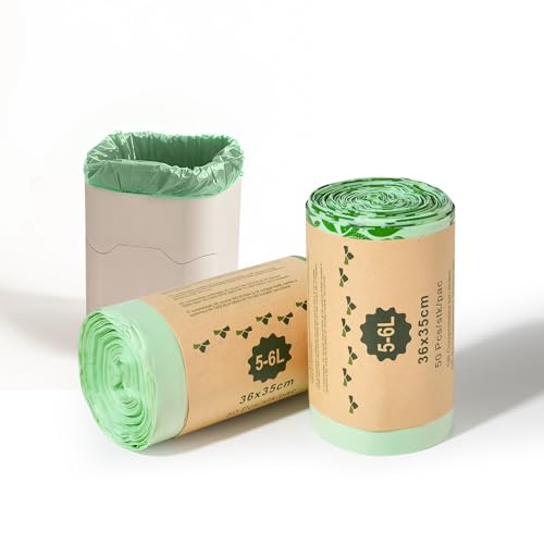 Sacs à compost biodégradables de 6 litres pour petits bacs de tri ménager - 2