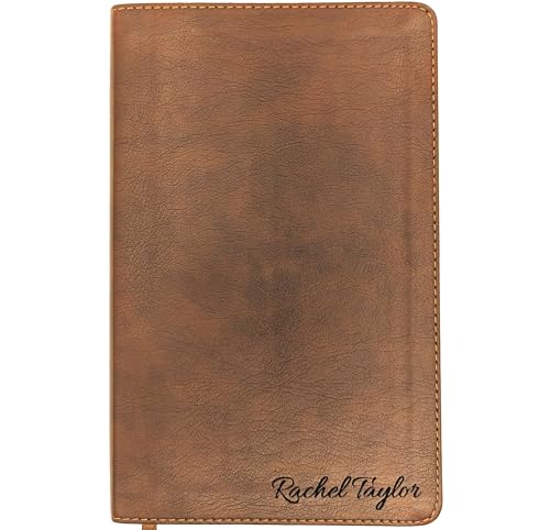 Farm and Posh Personalized NLT Thinline Bible | New Living Translation | Custom Engraved Name | Reference Bible | Christian Gift for Men & Women