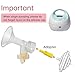 PumpMom-us Backflow Adapter for Spectra S1 S2 Pump to Use Medela Flanges and Bottles, Connects Between Medela Breastshield and Spectra Backflow Protector (Not for Flex Connectors)