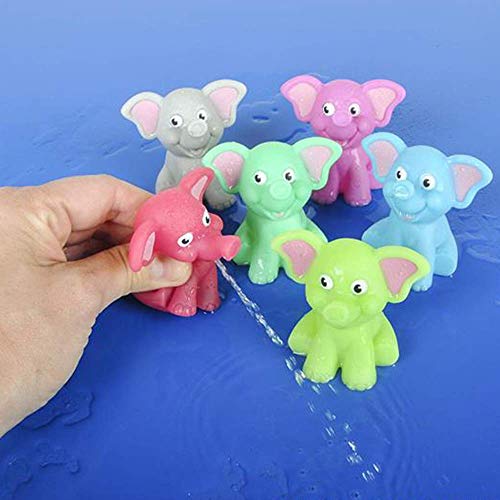 Artcreativity Rubber Water Squirting Elephants, Pack Of 12, Bathtub And Pool Toys For Kids, Safe And Durable Water Squirters, Birthday Party Favors, Goodie Bag Fillers #TOP5