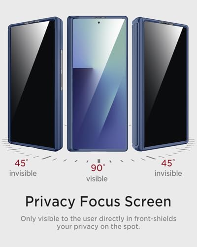 Coque Samsung Z Fold 7 anti-rayures protégeant la charnière et l'écran des regards indiscrets