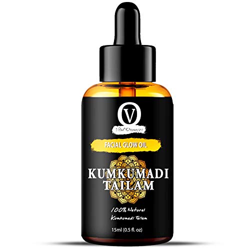 Image of Ayurvedic Kumkumadi Tailam Oil for Skin Whitening, Pigmentation (All Skin) 15ml