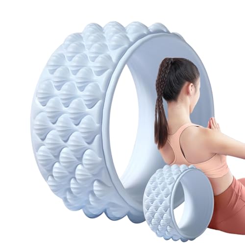 Rodillo trasero, rodillos para masaje muscular,Rueda de yoga de punto de activación para muscular del tejido profundo | Accesorios de fitness, herramienta de ejercicio de núcleo sin deslizamiento mult