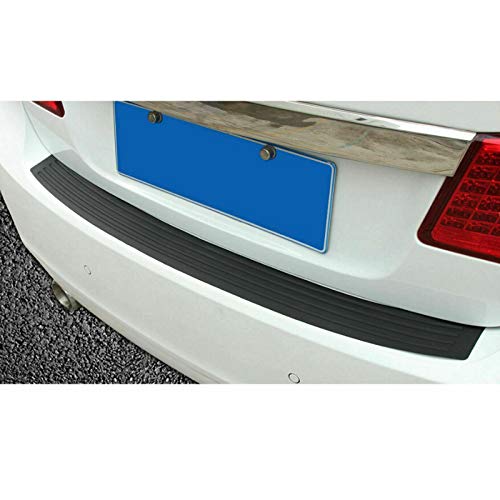 Xotic Tech Car Trunk Rear Bumper Guard Protector Anti Scratch Sticker, Black Rubber 35.4\" - Thumbnail 7