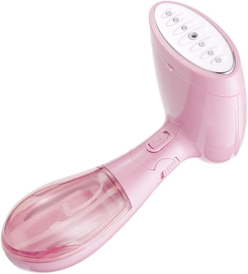 Amosfun Portable Handheld Garment Steamer Compact Travel Iron for Clothes 800W High-Efficiency Plastic Fabric Wrinkle Remover Foldable Design for Home and Travel