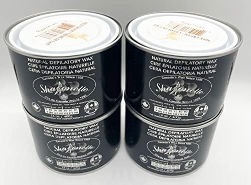 Sharonelle Natural Cream Soft Wax for Sensitive Skin in 14 oz. - 4 cans
