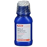 Rugby Milk of Magnesia Magnesium Hydroxide Saline Laxative – Stimulant, Cramp & Sugar-Free - Original Flavor – 12 Fl Oz