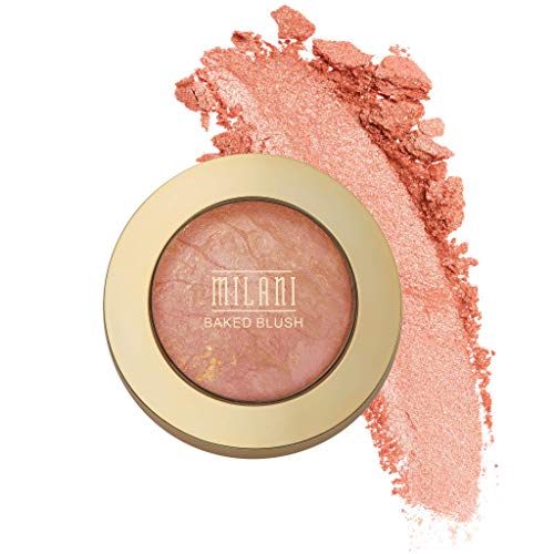 Milani Baked Blush - Luminoso (0.12 Ounce) Cruelty-Free Powder Blush - Shape, Contour