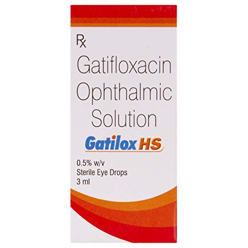 Gatilox Hs Bottle Of 3 Ml Eye Drops Amazon In Health Personal Care