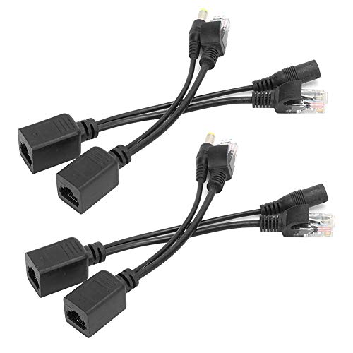 Applicazioni: l'uso di due coppie di splitter POE per installare contemporaneamente quattro telecamere consente un'espansione flessibile delle reti domestiche e di ufficio senza essere vincolati dal layout della elettrica