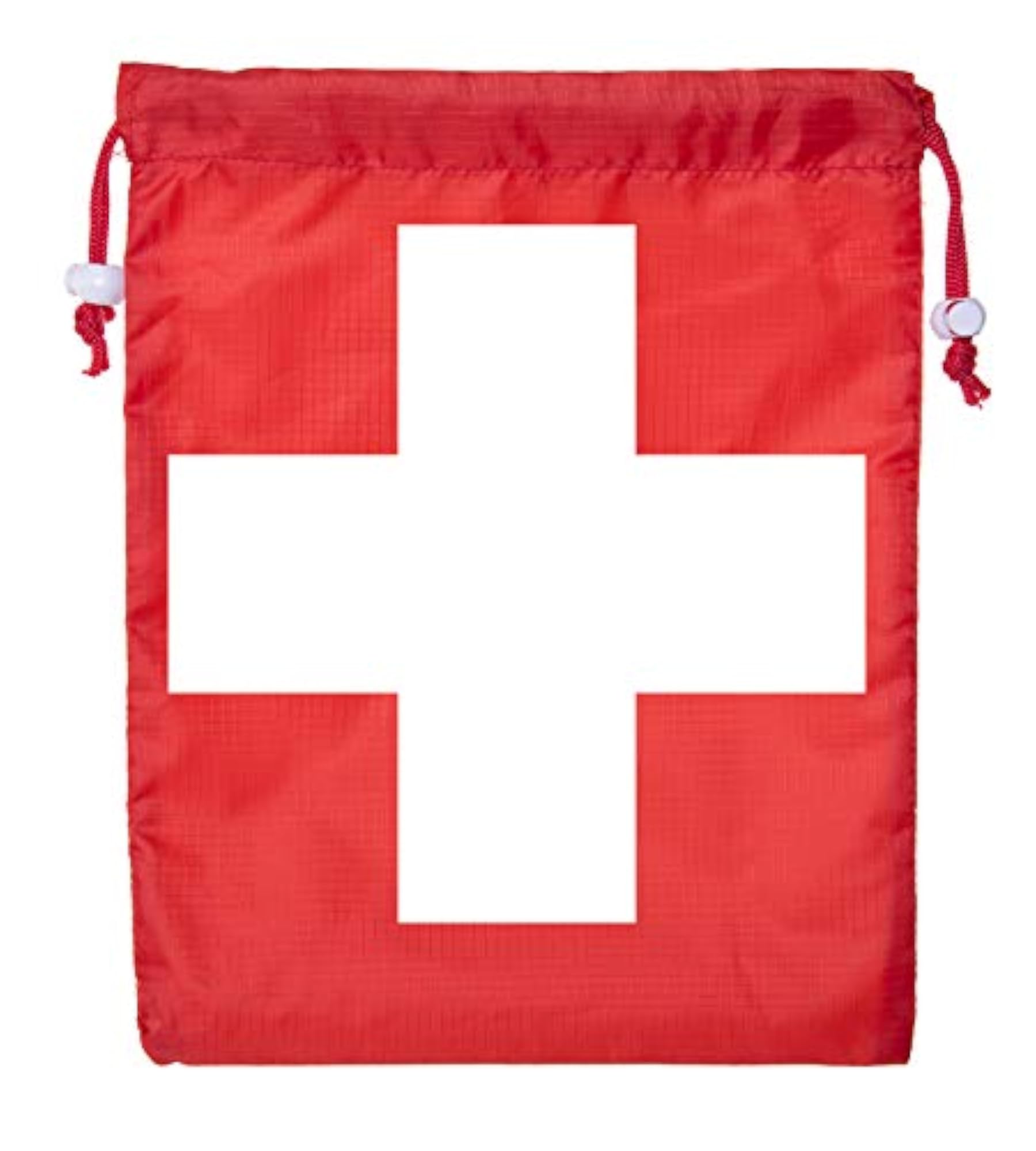 Drawstring Bags for Mini First Aid Kit, Red