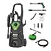 Produktbild Ribimex Hochdruckreiniger RX2, 1600 W, 130 bar, 480 l/h, Verstellbarer Strahl, 350 ml Reinigungsbehälter, 5 m Schlauch, IPX5-Schutz, automatische Abschaltung, robust und vielseitig - PRNHP02