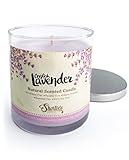 Pure English Lavender Candle - 10 Oz. Highly Scented Purple Jar Candle - Floral Candles Collection